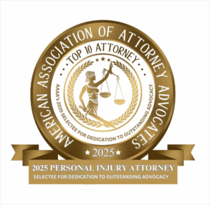 American Association of Attorney Advocates 2025 Personal Injury Attorney.