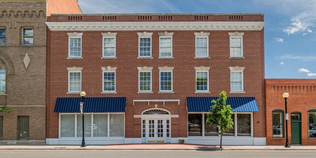 Exterior of Bachus & Schanker office in Cheyenne, Wyoming.